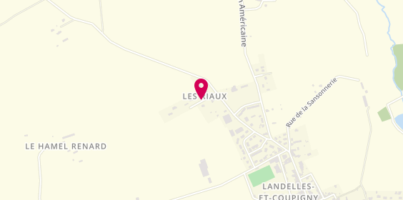 Plan de Lebailly Electricite, Les Riaux, 14380 Landelles-et-Coupigny