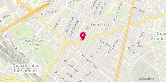 Plan de Atout Services Plus, 18 Rue Guy Moquet, 75017 Paris