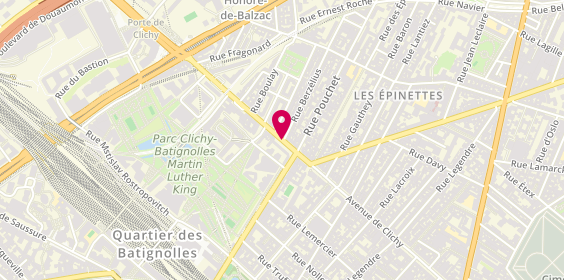 Plan de Trois C.S, 1 Rue Berzelius, 75017 Paris