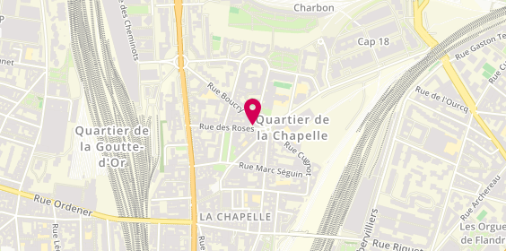 Plan de HERBIL Rémi, 6 Rue des Roses, 75018 Paris