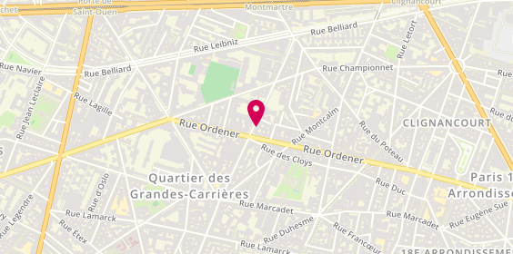 Plan de Bati Elec Services, 108 Rue Damrémont, 75018 Paris