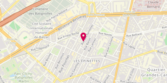 Plan de Corttech, 20 Rue Epinettes, 75017 Paris