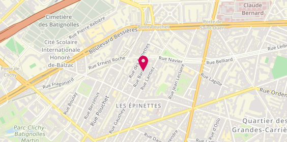 Plan de Pintelec, 24 Rue Baron, 75017 Paris