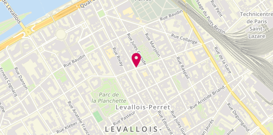 Plan de BERREBY Patrick, 73 Rue Paul Vaillant Couturier, 92300 Levallois-Perret