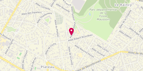 Plan de Pantic Sinisa, 4 Avenue Pasteur, 93390 Clichy-sous-Bois