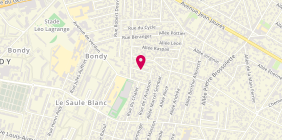 Plan de Eleclean, 11 Rue César Delaine, 93140 Bondy