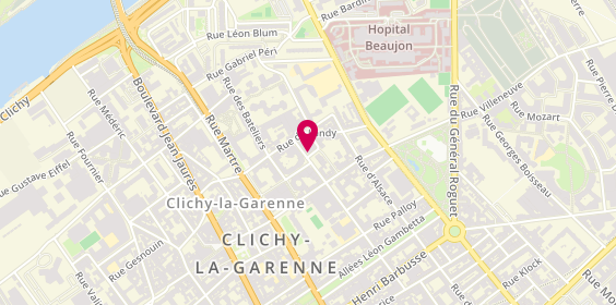 Plan de Agani Elec, 1 Rue Alfred Couillard, 92110 Clichy