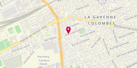 Plan de Alicite, 21 Rue Lucien Jeannin, 92250 La Garenne-Colombes