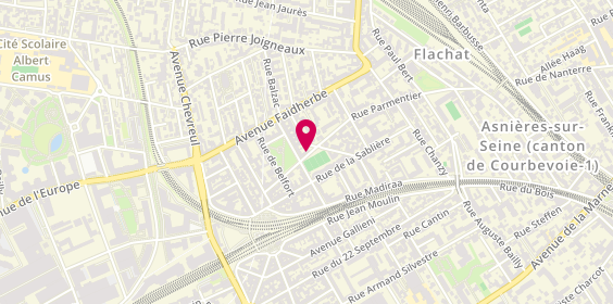 Plan de Solvelec, 9 Rue Denfert Rochereau, 92600 Asnières-sur-Seine
