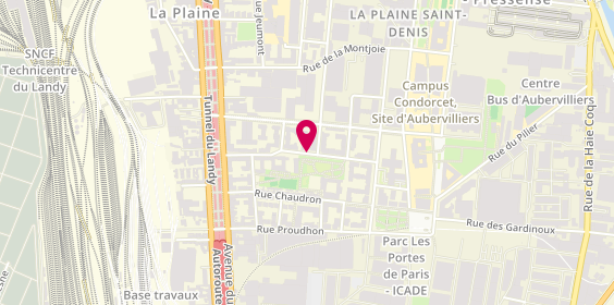 Plan de B2S Elec, 13 Rue Saint Just, 93200 Saint-Denis