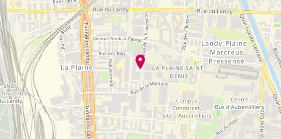 Plan de Bathelec, 7 Rue de la Procession, 93210 Saint-Denis