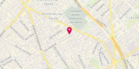 Plan de BAILLIART Vincent, 11 Rue Frères Chausson, 92600 Asnières-sur-Seine
