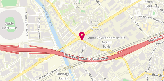 Plan de Touhelec, 85 Rue Saint Denis, 93300 Aubervilliers
