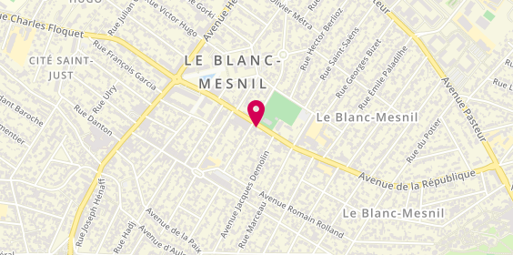 Plan de Digélec, 52 Avenue République, 93150 Le Blanc-Mesnil