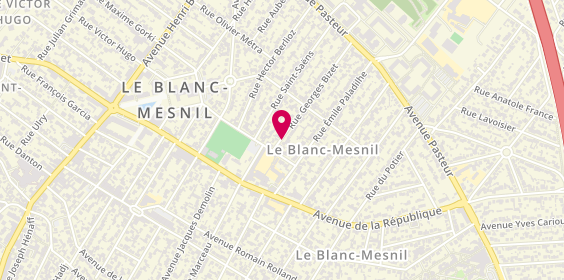 Plan de Bodelec, 10 Rue Georges Bizet, 93150 Le Blanc-Mesnil