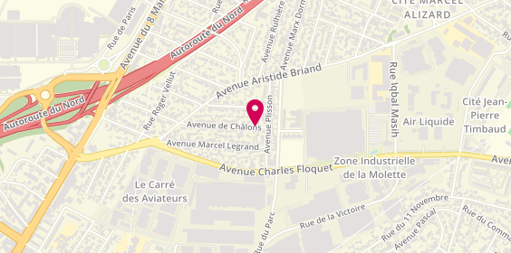 Plan de UZAN Yohan, 50 Avenue de Chalons, 93150 Le Blanc-Mesnil