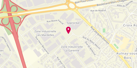 Plan de Enerbuild-Serpollet Building Technologie, 2 Rue Maurice de Broglie, 93600 Aulnay-sous-Bois