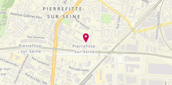 Plan de Zubary, 6 Rue Denis Papin, 93380 Pierrefitte-sur-Seine