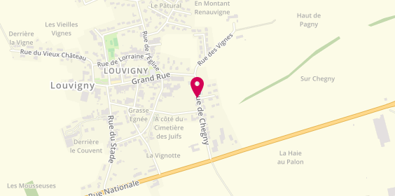 Plan de CLS Electricité, 3 Rue de Chegny, 57420 Louvigny