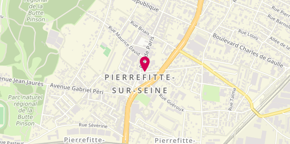 Plan de Mercier Pere et Fils, 3 Avenue Pierre Brossolette, 93380 Pierrefitte-sur-Seine