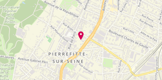 Plan de Segim, 11 Villa Diderot, 93380 Pierrefitte-sur-Seine