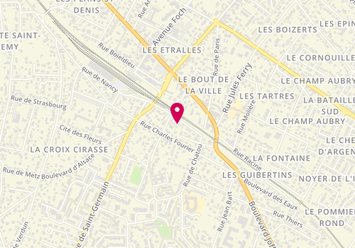 Plan de Theveny Électricité Générale, 14 Rue Chatou, 95240 Cormeilles-en-Parisis