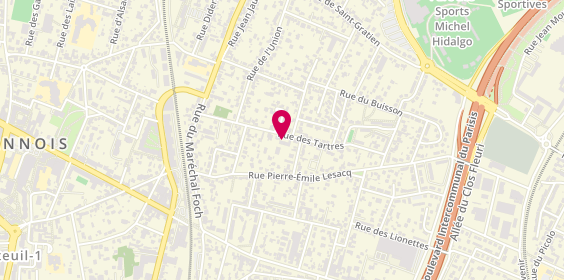 Plan de Pro Elec, 20 Bis Rue des Tartres, 95110 Sannois
