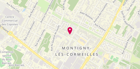 Plan de Gcec, 1 Rue des 24 Arpents, 95370 Montigny-lès-Cormeilles