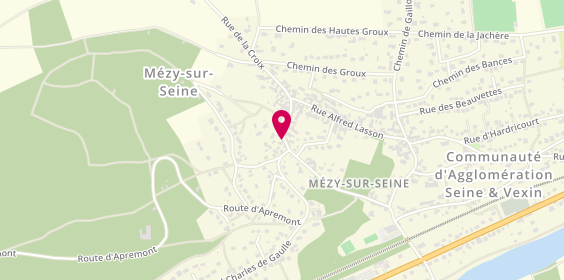 Plan de Champlin Elec, 25 Rue Érambert, 78250 Mézy-sur-Seine