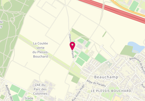 Plan de Pep's Elec SAS, Cepb Chemin Plaine, 95130 Le Plessis-Bouchard