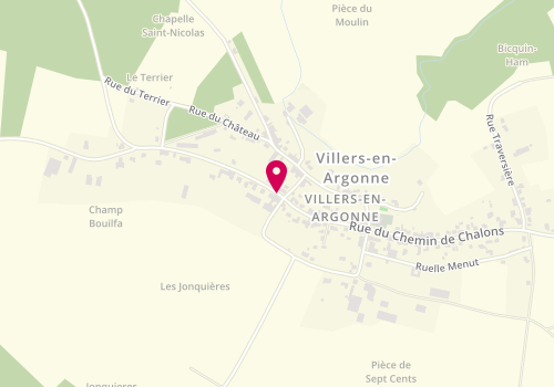 Plan de SAINTON Didier, 32 Rue Chemin de Chalons, 51800 Villers-en-Argonne