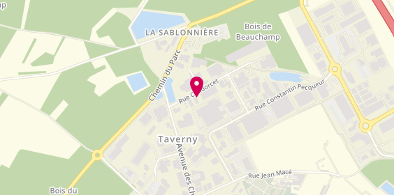 Plan de Informadata, 10 Rue Condorcet, 95150 Taverny