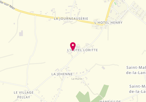 Plan de Hopquin Electricite, La Jehenne 9 la Hurie, 50560 Blainville-sur-Mer