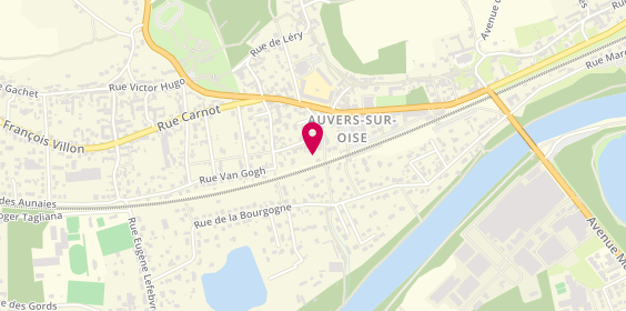 Plan de Ics Fermeture, 5 Rue Eugène Fauquert, 95430 Auvers-sur-Oise