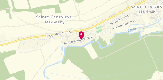 Plan de BERTIN Alain, 5 Bis Chemin des Grands Jardins, 27620 Sainte-Geneviève-lès-Gasny