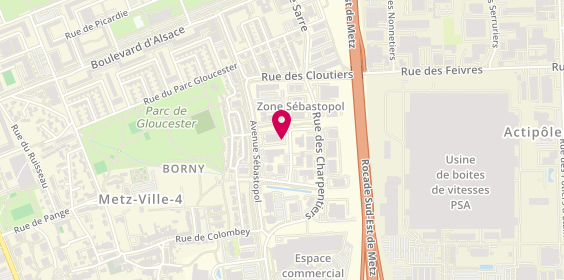Plan de Elecinfo 57, 3 Rue des Forgerons, 57070 Metz