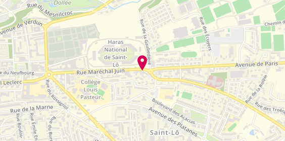 Plan de St Andre Depannage, 586 Rue Maréchal Juin, 50000 Saint-Lô