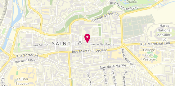 Plan de SAFFRAY Ronan, 45 Rue du Neufbourg, 50000 Saint-Lô