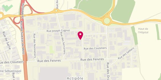 Plan de Agence Snef, 5 Rue des Potiers d'Étain, 57070 Metz
