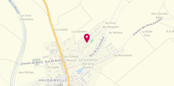 Plan de LEQUY Joël, 12 Rue au Coteau de la Louvière, 55100 Haudainville