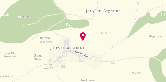 Plan de PERIN David, 6 Grande Rue, 55120 Jouy-en-Argonne