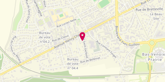 Plan de Électricité PROD'HOMME, 6 Rue Saint-Gerbold, 14000 Caen