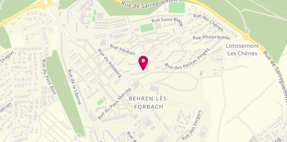 Plan de Ak Service, 6D Rue des Vieux Poiriers, 57460 Behren-lès-Forbach