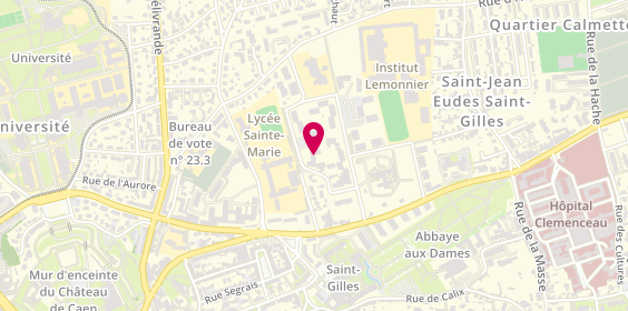 Plan de FLORANT Eric, Résidence Oxford Rdc App10
16 Rue du Clos Herbert, 14000 Caen