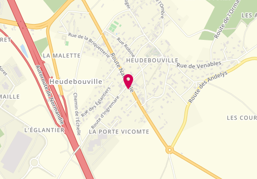 Plan de Lefebvre Electricité, 15 Route Dép 6015, 27400 Heudebouville
