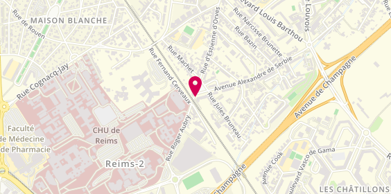 Plan de Infoelec, 125 Rue d'Estienne d'Orves, 51100 Reims