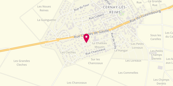 Plan de Dbmultiservices51, 20 Rue du Château Mouzin, 51420 Cernay-lès-Reims