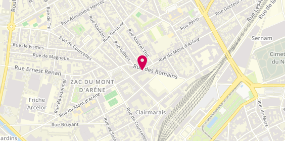 Plan de ROZAFA, 59 Rue du Mont d'Arène, 51100 Reims
