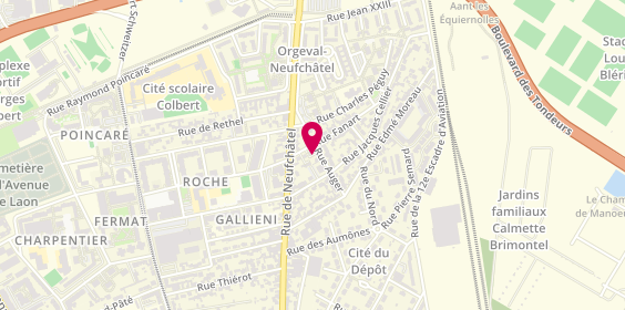 Plan de Rédouane Élec, 6 Bis Rue Fanart, 51100 Reims