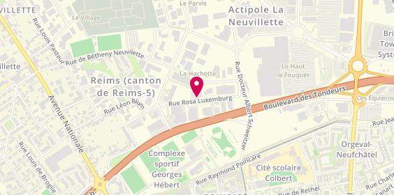Plan de Ares, Rue Rosa Luxemburg, 51100 Reims